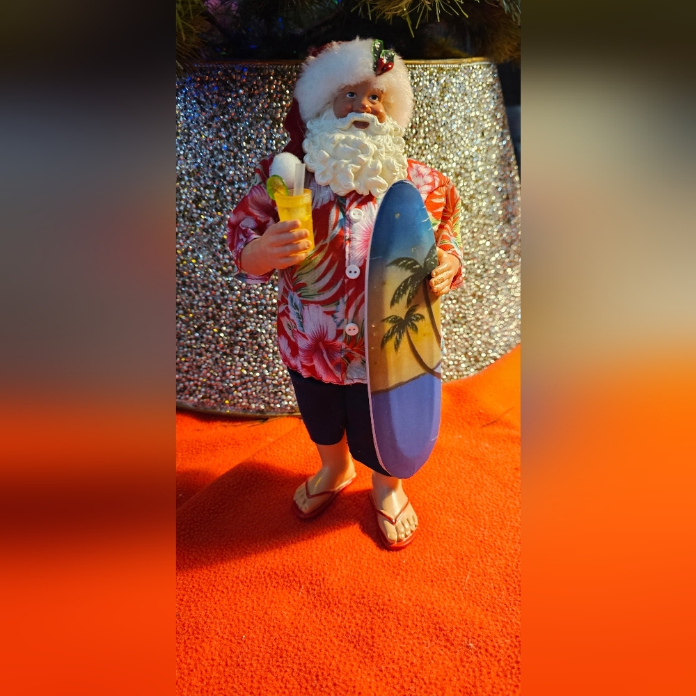 Surfer Santa